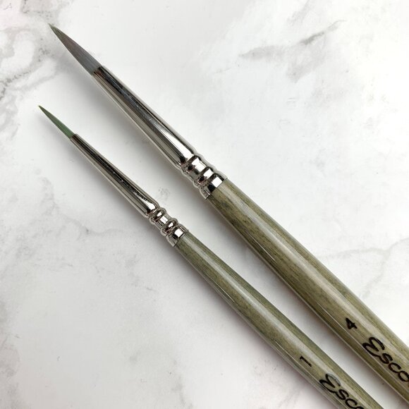 Two Escoda Perla Paint Brushes - Picture 2 of 4